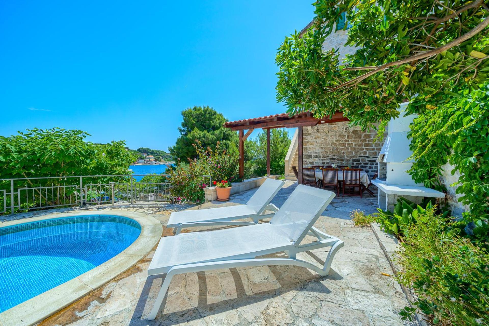 Villa Bonaca Perfect Location For A Holiday With Friends Or Family, Heated Pool Sumartin Eksteriør billede