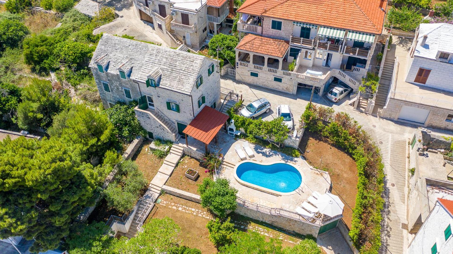 Villa Bonaca Perfect Location For A Holiday With Friends Or Family, Heated Pool Sumartin Eksteriør billede