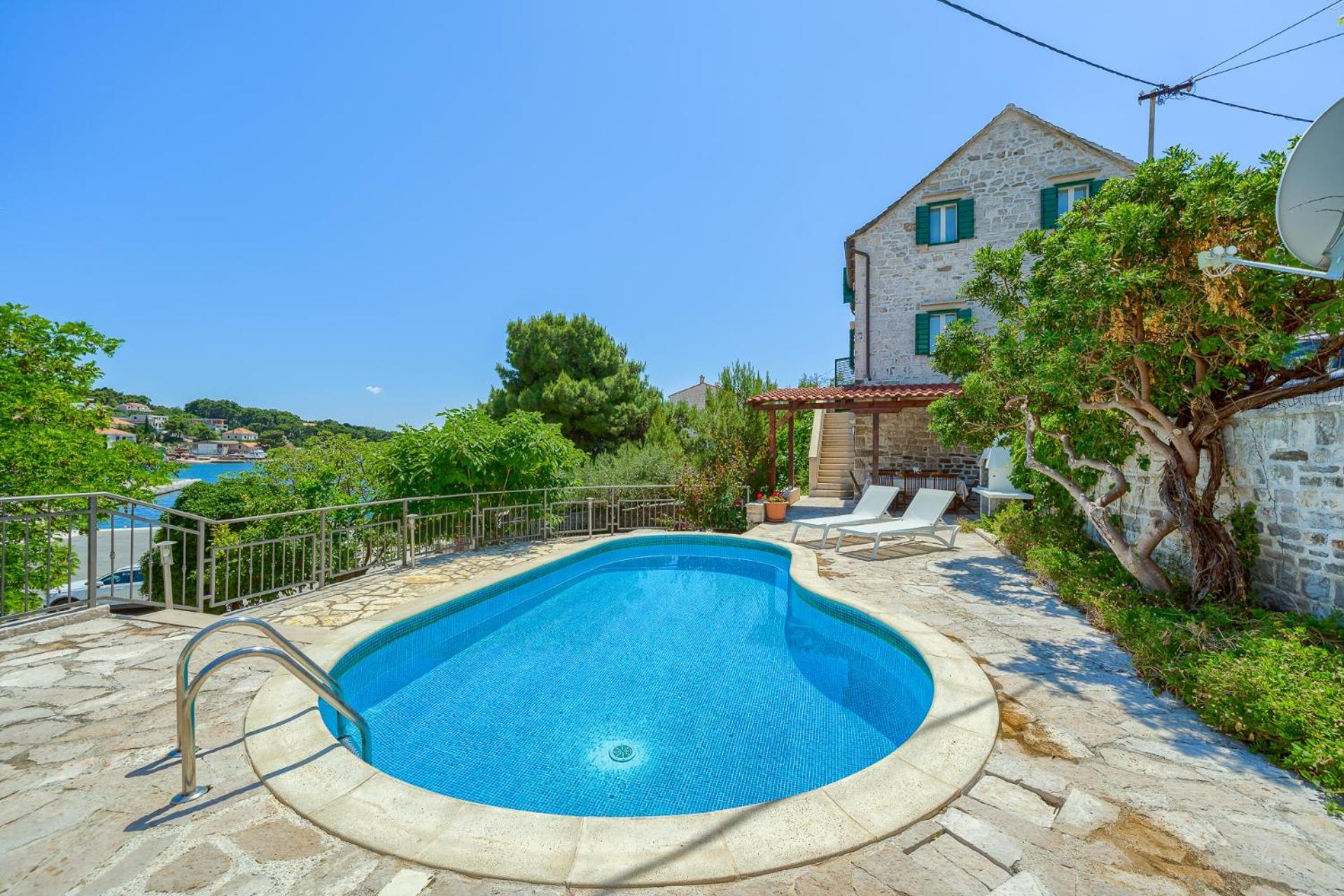 Villa Bonaca Perfect Location For A Holiday With Friends Or Family, Heated Pool Sumartin Eksteriør billede