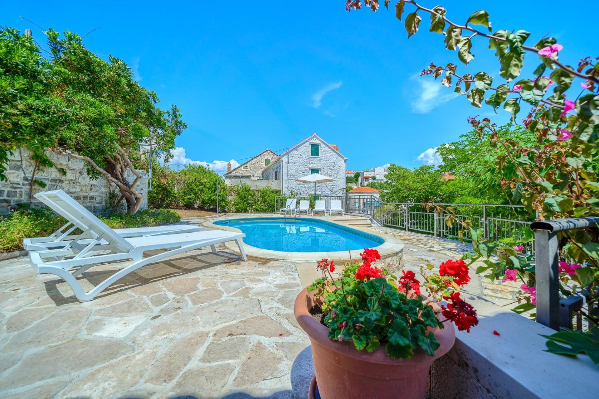 Villa Bonaca Perfect Location For A Holiday With Friends Or Family, Heated Pool Sumartin Eksteriør billede