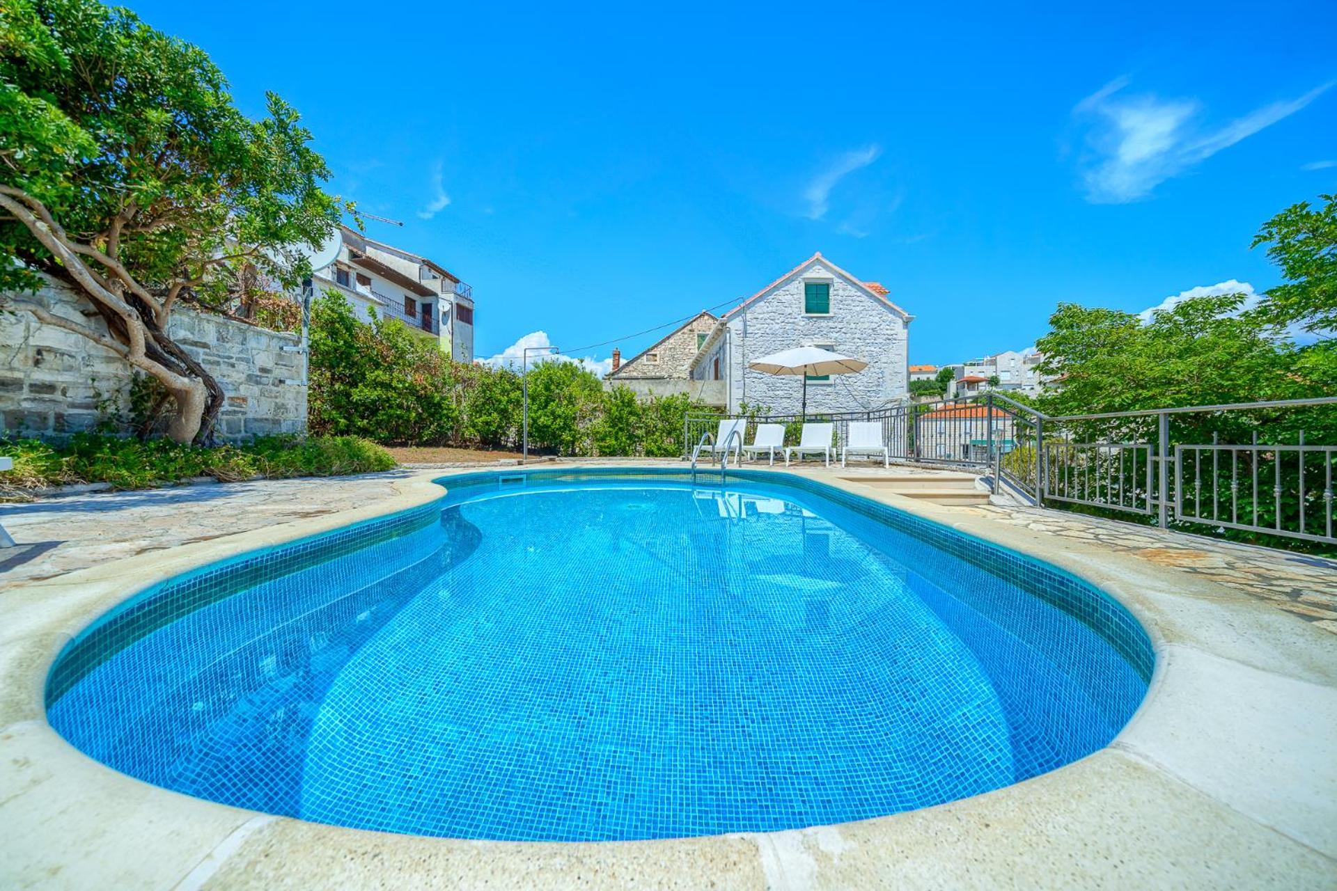 Villa Bonaca Perfect Location For A Holiday With Friends Or Family, Heated Pool Sumartin Eksteriør billede