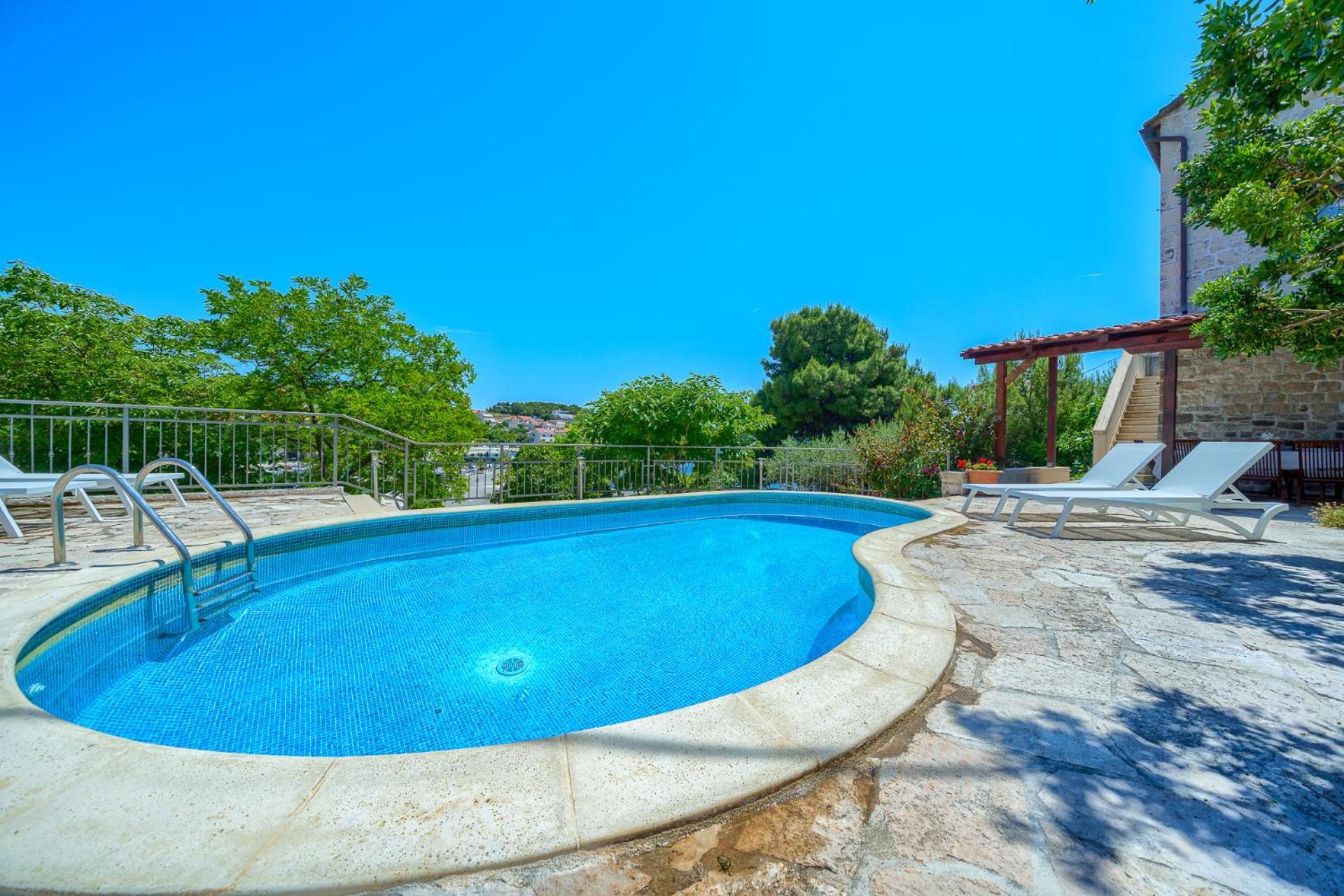 Villa Bonaca Perfect Location For A Holiday With Friends Or Family, Heated Pool Sumartin Eksteriør billede