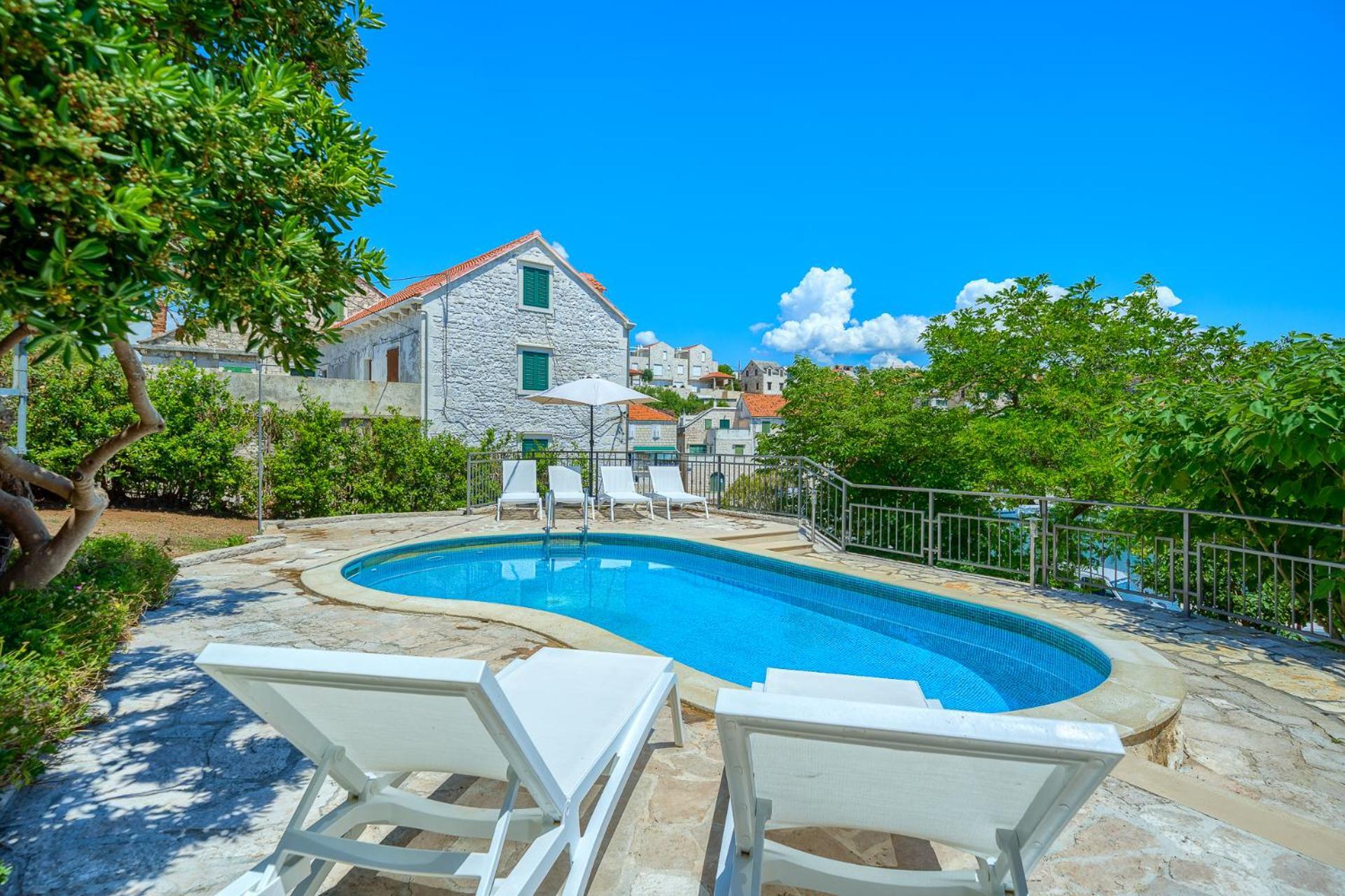 Villa Bonaca Perfect Location For A Holiday With Friends Or Family, Heated Pool Sumartin Eksteriør billede