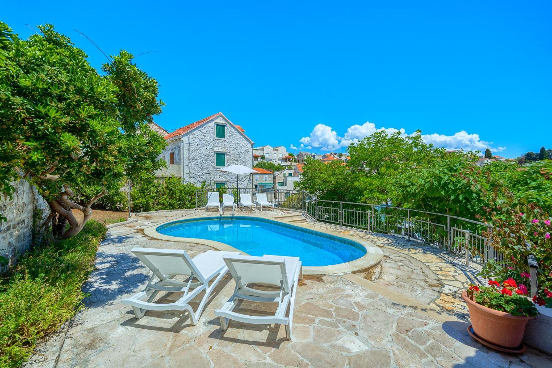 Villa Bonaca Perfect Location For A Holiday With Friends Or Family, Heated Pool Sumartin Eksteriør billede