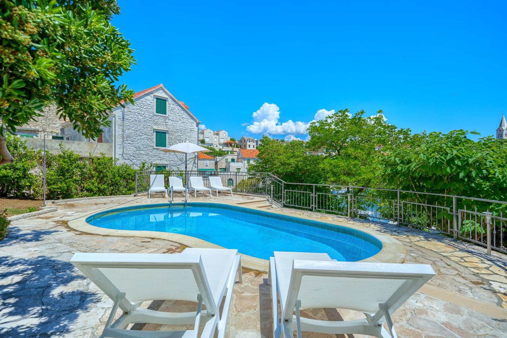 Villa Bonaca Perfect Location For A Holiday With Friends Or Family, Heated Pool Sumartin Eksteriør billede